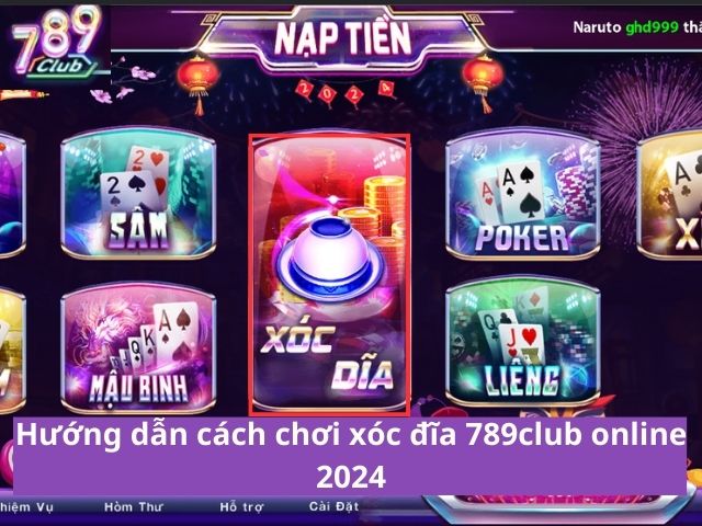 Cách chơi xóc đĩa 789club