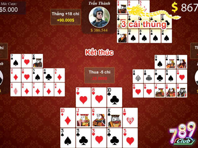 Hướng dẫn chơi Mậu Binh tại 789Club