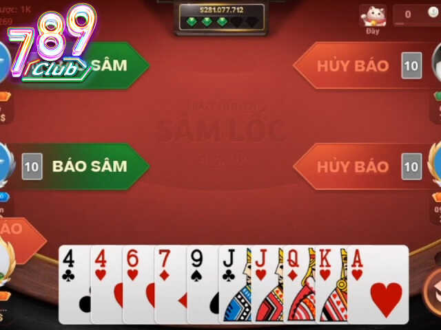Hướng dẫn chơi Sâm 789club dựa vào các lá bài