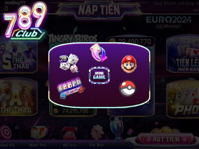 Hướng dẫn truy cập 789club chơi Mini game